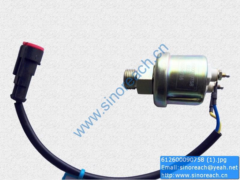 612600090758 pressure sensor for WEICHAI engine spare parts – SINOREACH ...