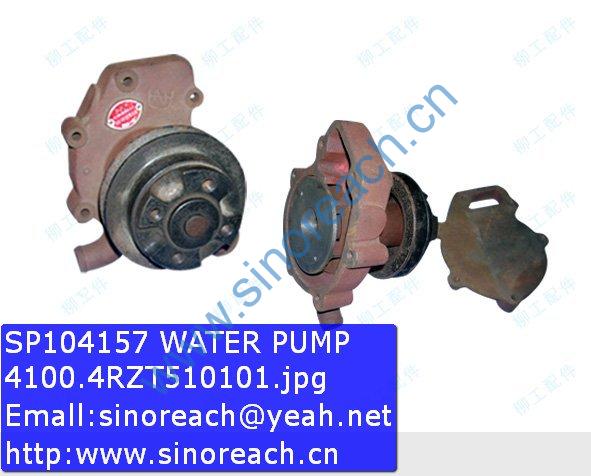 Sp Water Pump 4100 4rzt For Liugong Parts Sinoreach Group Co Limited